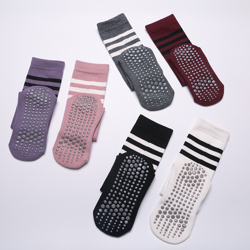 Pilates Yoga Gym - Autumn Winter Women Yoga Socks Striped