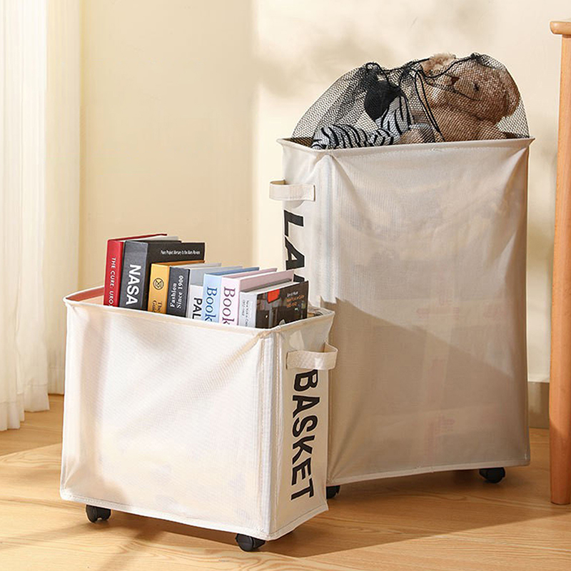 Yoga Mat Bag Carrier - Laundry Basket With Wheels Large Capacity