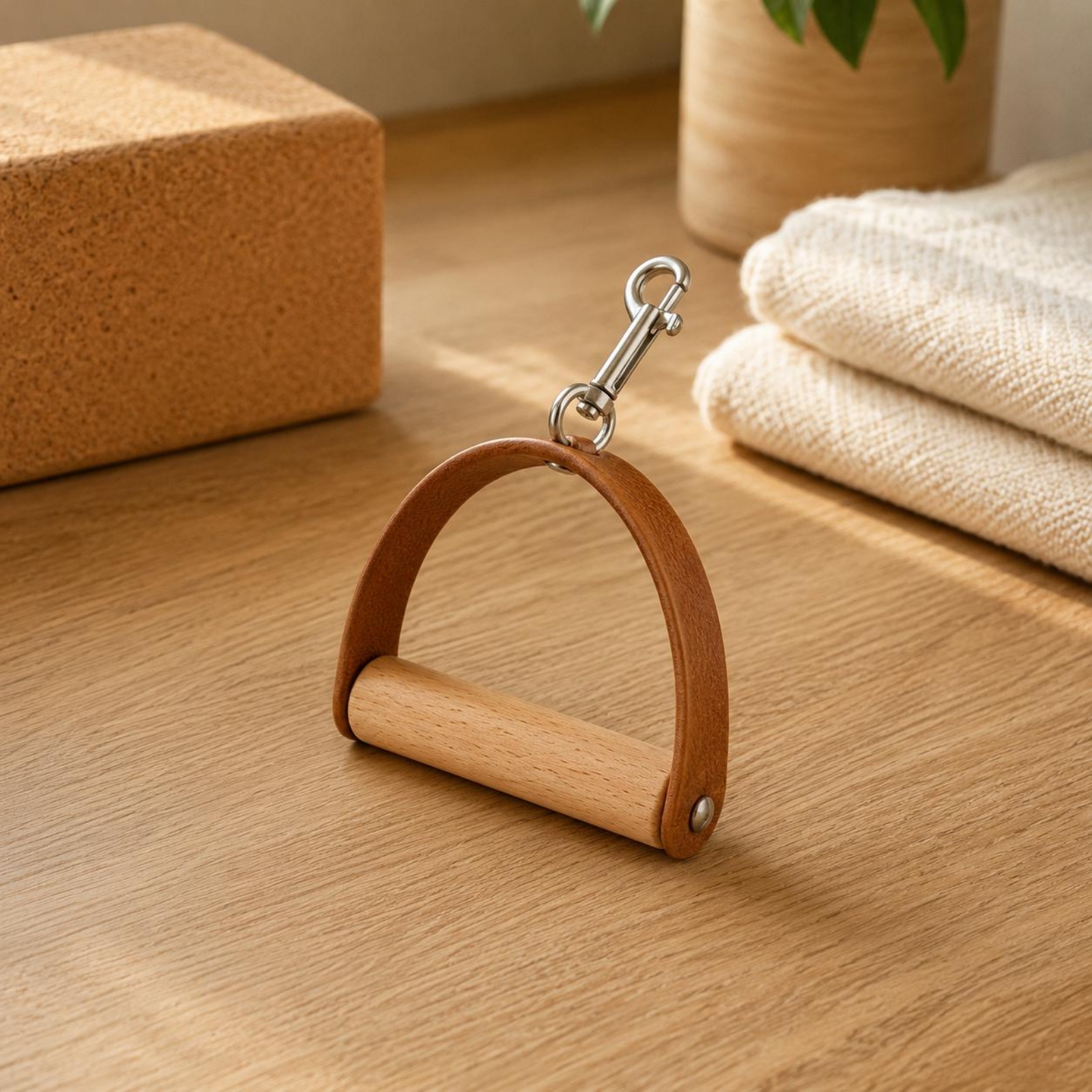 2 Pieces Leather Wood Handles  – обзор и цена Pilates & Yoga Vertebrasana