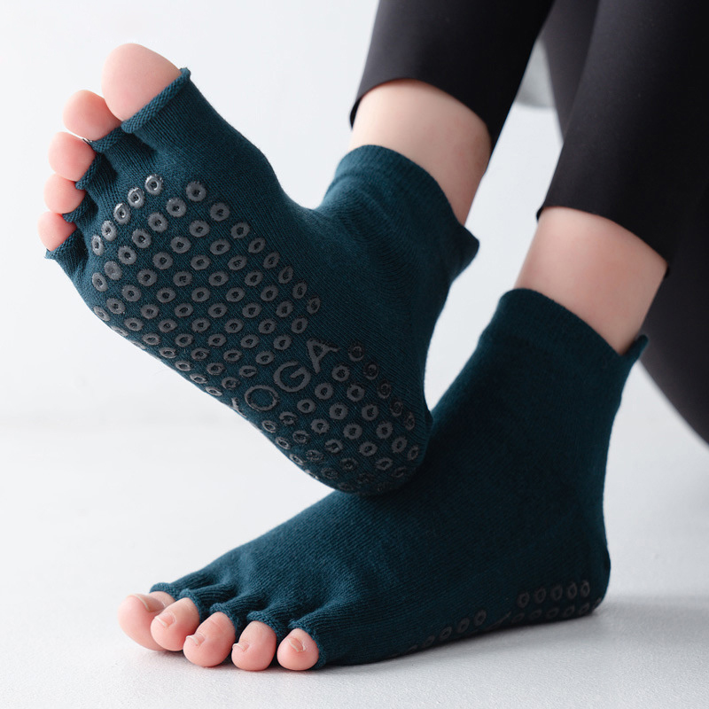 Yoga Socks Half Toe Anti-Slip  – обзор и цена Pilates Yoga Gym