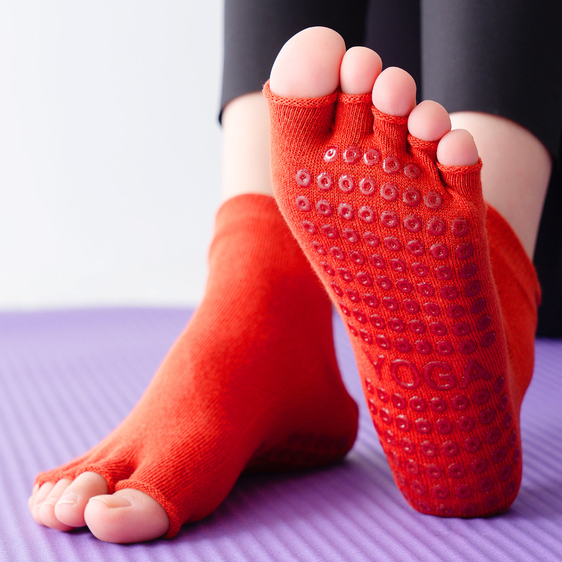 Yoga Socks Half Toe Anti-Slip  – обзор и цена Pilates Yoga Gym