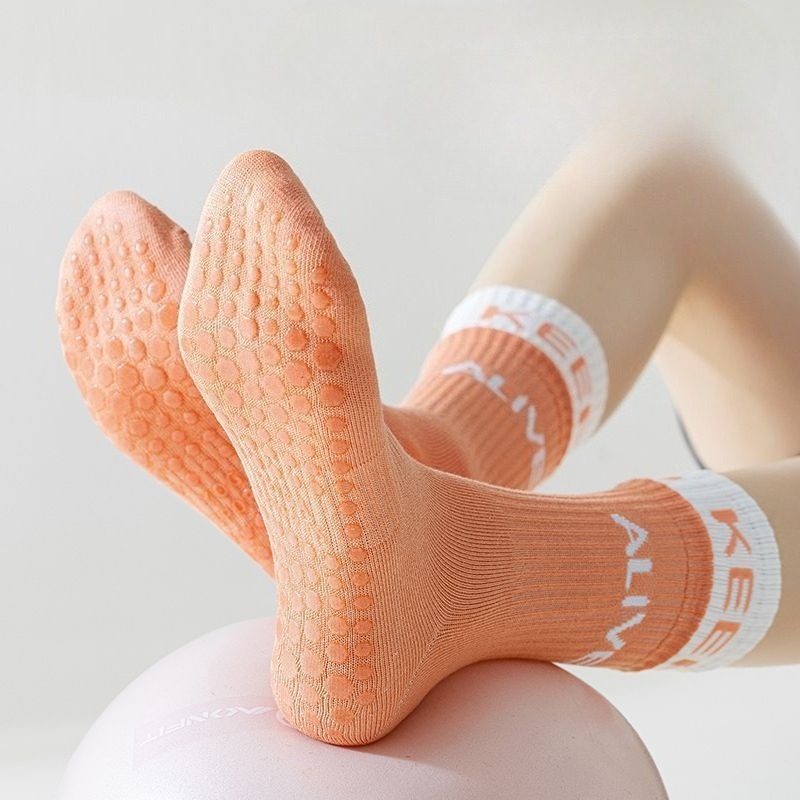 Women's Non-Slip Yoga Socks wi – обзор и цена Pilates Yoga Gym