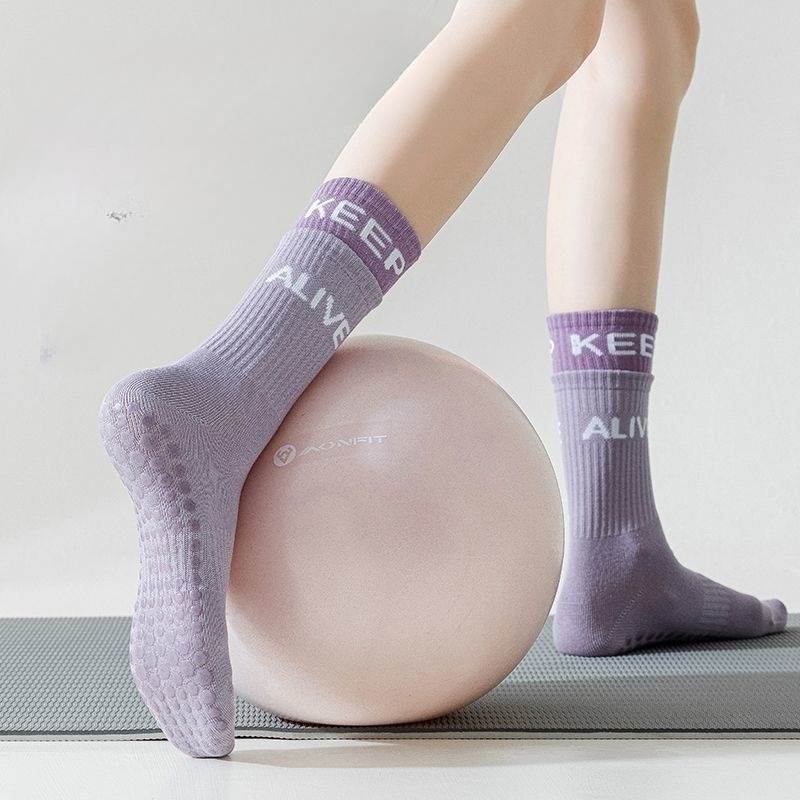 Women's Non-Slip Yoga Socks wi – обзор и цена Pilates Yoga Gym