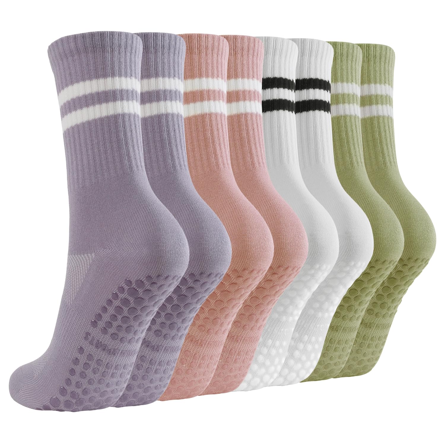 4 pairs BUDERMMY Pilates Socks – обзор и цена Pilates Yoga Barre