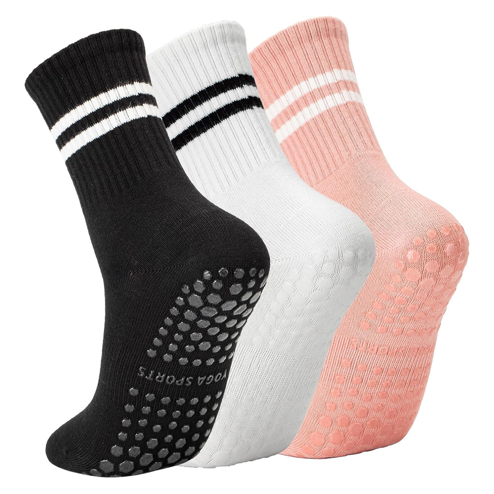 Yoga Pilates Socks with Grips  – обзор и цена Pilates Yoga Barre