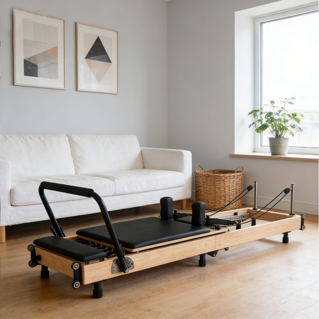 Space-Saving Foldable Oak Pila – обзор и цена Pilates & Yoga Vertebrasana