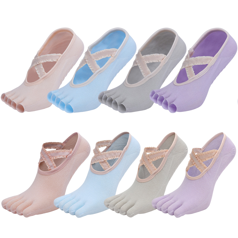 Five Finger Yoga Socks Lace Cr – обзор и цена Pilates Yoga Gym