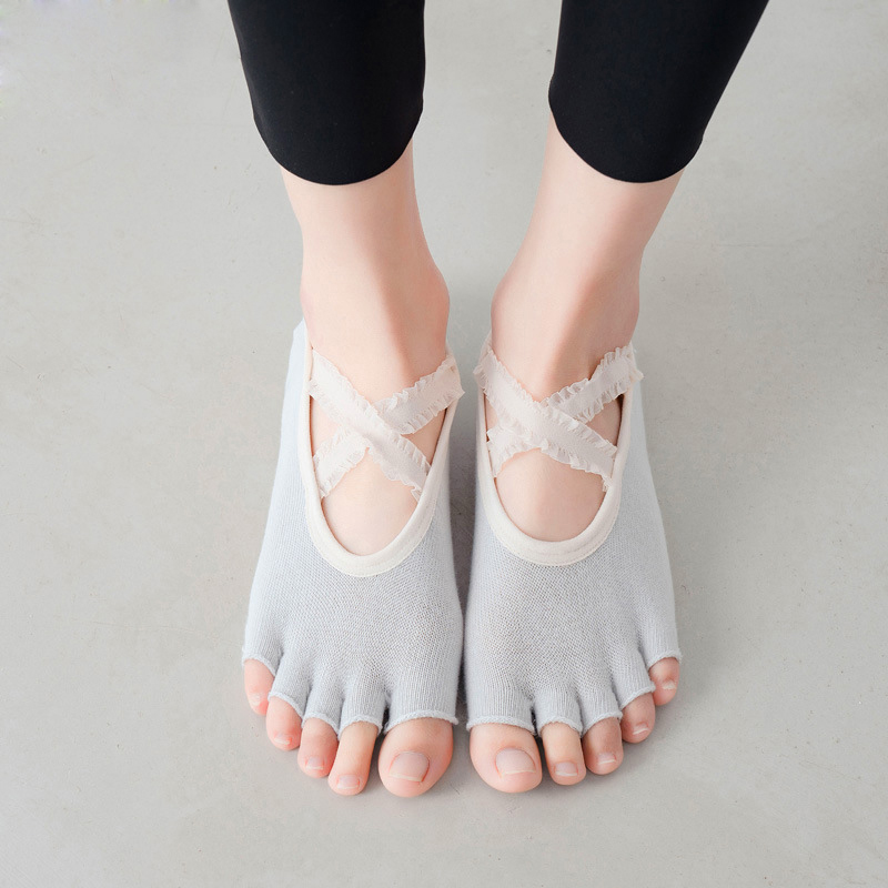 Five Finger Yoga Socks Lace Cr – обзор и цена Pilates Yoga Gym