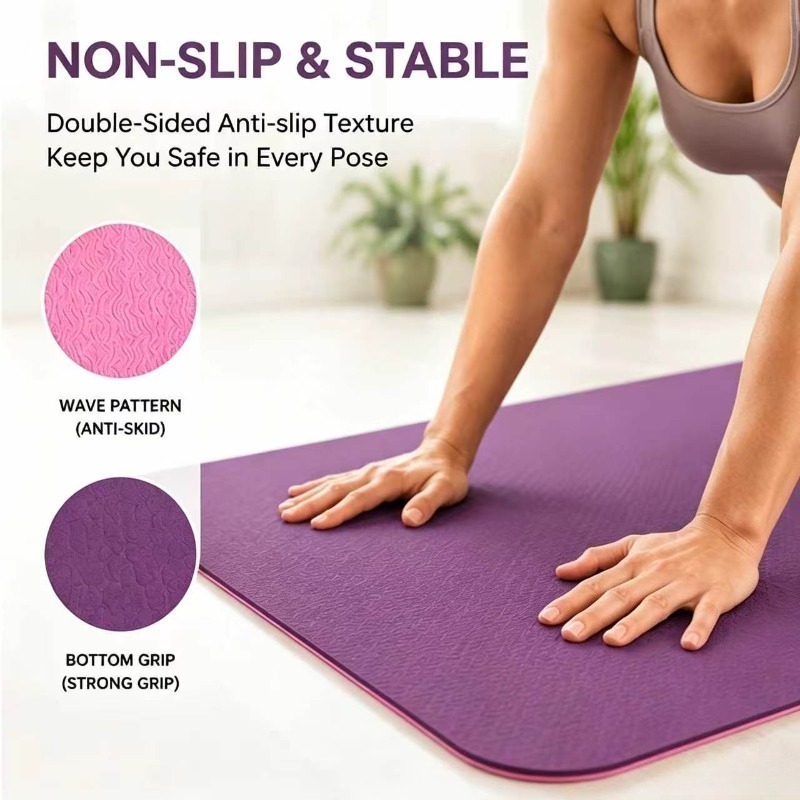 Yoga Mats Anti-slip Sport Fitn – обзор и цена Pilates With Yoga